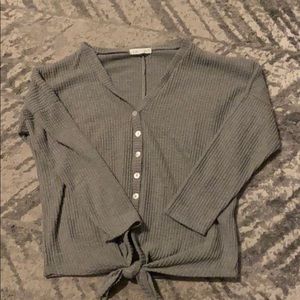 Grey cardigan